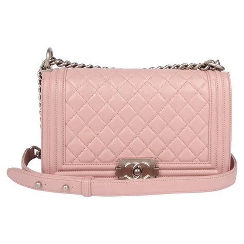 chanel le boy medium pink|chanel handbags boys.